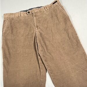 Jos. A. Bank Reserve Tailored Fit Corduroy Pants Mens 36x29 Tan Brown Flat Front